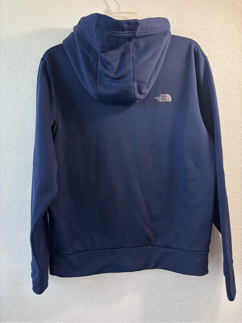 The North Face Men’s Medium Navy Blue Pullover Hoodie W Gray Accents